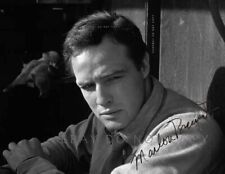 MARLON BRANDO SIGNED Scene from 1954 Film On The Waterfront One of a Kind PHOTO picture