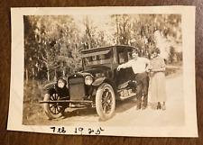 Vintage 1925 Dirt Road to Palatka Florida Man Woman Car Fashion Photo P10m16 picture