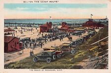 Oceanside CA California Harbor Beach Pier Marina San Diego Cty Vtg Postcard B38 picture