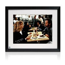 Billy Crystal And Meg Ryan Signed When Harry Met Sally Photo: Restaurant. Framed picture