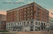 Postcard Montrose Hotel Cedar Rapids Iowa IA 1917 picture