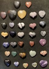 Lot Of 32 Crystal Hearts, Great Deal For Resellers Or Collectors picture