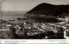Postcard Terceira Island-Azores; Partial View of Angra Bay  RPPC 1951 Cu picture