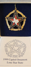 1999 Texas State Capitol Ornament Lone Star Gift Shop picture
