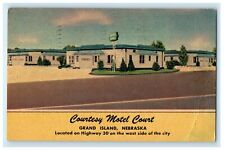 c1940's Courtesy Motel Court Street View Grand Island Nebraska NE Postcard picture