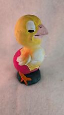 Vintage 1930s Papier Mache German Easter Candy Container Giant Chick picture