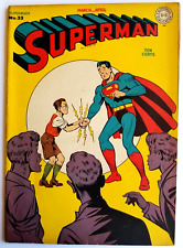 SUPERMAN #33 VF+ 8.5 (DC 1945) CLASSIC DC GOLDEN AGE. MR. MXYZTPLK STORY. picture
