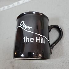 Vintage Hallmark Over The Hill Funny Birthday Joke Black Coffee Cup Mug 1985 picture
