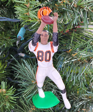 Peter Warrick Cincinnati Bengals Football NFL Xmas Tree Ornament vtg Jersey #80 picture