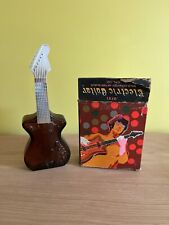 Vintage Full Avon Electric Guitar Bottle 1970’s Sure Winner Bracing Lotion picture
