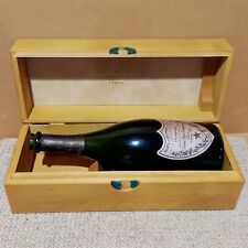 Vintage 1982 Cuvee Dom Perignon Rose Champagne EMPTY Bottle + Wooden Gift Box picture