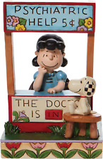 Enesco Peanuts by Jim Shore Lucy Psychiatric Help The Doctor is in Booth Figu... picture