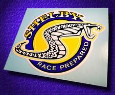 SHELBY • RACE PREPARED • Vintage Style Logo Sticker • Carroll Shelby • Decal picture
