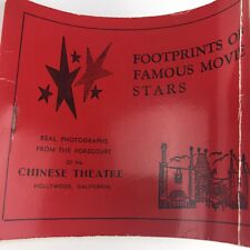 Vintage 1959 Souvenir Photo Booklet Footprints of Famous Movie Stars Hollywood  picture