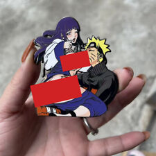 Anime Uzumaki Naruto Hyuga Hinata Enamel Pin Metal Badge Limited Edition - 2.8