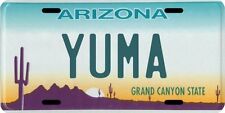 Yuma Arizona Aluminum AZ License Plate picture