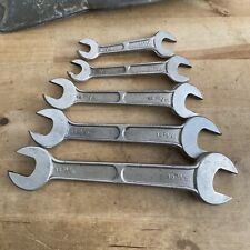 Vintage HY-Bar Bridgeport 5 Pc. Open End SAE, Metric Pre-Owned picture