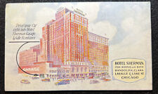 Vintage 1934 Hotel Sherman, Chicago IL 1c Chicago’s World Fair Stamp 1833-1933 picture
