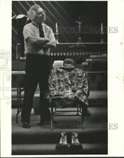1985 Press Photo Dale Radke, Rollo the Clown, at Our Savior Lutheran School picture