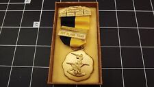 Antique 1952 Bay District Small Bore Rifle League Matches 1ST Place Team Medal picture