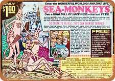 Metal Sign - Sea Monkeys Comic Book Ad - Vintage Look Reproduction picture