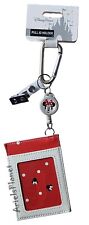 Disney Parks 2023 Minnie Mouse Polka Dots White & Red Pull ID Holder picture