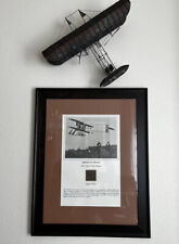 Smithsonian Wright Brothers “Vin Fiz” Framed Fabric Restoration W/ Model picture