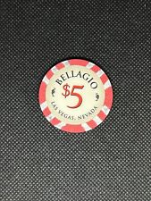 5.00 Chip from the Bellagio Casino Las Vegas Nevada picture