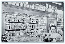c1910's Karl Ratzsch's Restaurant Antiques Glass Milwaukee Wisconsin WI Postcard picture