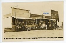 Nashville OK Main Street RPPC Rare NASH Grant County—Territory—OldWest Photo DPO picture