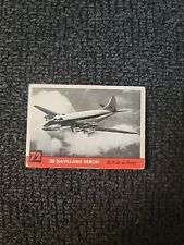 1956 Topps Jets Trading Cards - De Havilland Heron #72 - OC2546 picture