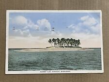Postcard Sandy Cay Nassau Bahamas Vintage 1937 PC picture