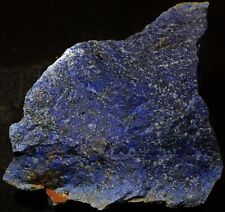 DEEPEST BLUE RARE DUMORTIERITE ALL SOLID 129G 5 X 3.5 X 3 CM FROM MOZAMBIQUE #1 picture