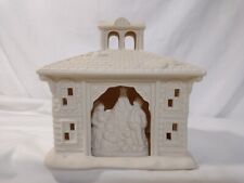 Victorian Manor Bisque Tealight Partylite P0291 Christmas Family House  picture
