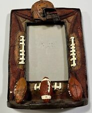 FOOTBALL and HELMET Resin Photo Frame Collectible Sports Fan Memorialbilia picture