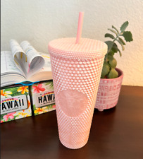 NEW 2024 Starbucks Pink Pearl Bling Tumbler Venti Summer EARLY RELEASE picture