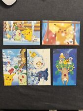 Pokemon Cards Japanese Pokemon Center Merry Christmas 1999 Postcards Set NM Rare picture