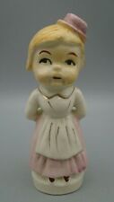 Vintage Two Faced Blonde Girl Gold Accents Salt Shaker Made in Japan picture