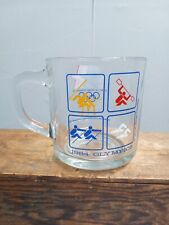McDonalds  Vintage 1984 Los Angeles Olympics Glass Coffee Mug Cup picture