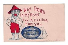 1907 The Stein Co. Humor Postcard Cartoon Man in Red picture