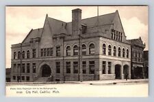 Cadillac MI-Michigan, City Hall, Antique, Souvenir, Vintage Postcard picture
