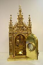 + Gothic Exposition Tabernacle with Luna in Front Door + Chalice Co. +  picture