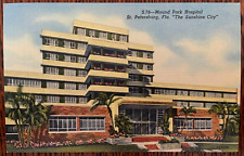 Vintage Postcard 1953 Mound Park Hospital, St. Peterburg, Florida (FL) picture