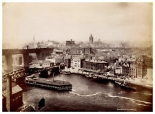 England, Newcastle on Tyne, General View Vintage Albumen Print Albumin Print picture
