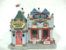 Lemax 25419 Lighted Building Hobby House & Model Shop Christmas Layout Accessory picture