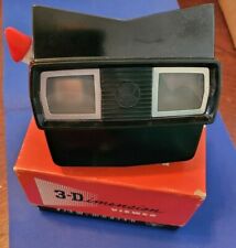 Rare Sawyer's Black w Red Lever view-master Stereo Viewer Model E Bakelite Boxed picture