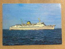 Postcard MS Egnatia Hellenic Mediterranean Lines Italy Greece Car Ferry Ship picture