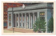 Wilson North Carolina c1940's Wilson County Court House at Night picture