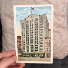 Cincinnati Enquirer Building Ohio Vintage Postcard picture