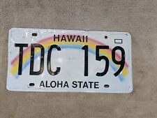 HAWAII passenger license plate TDC 159 Aloha State picture